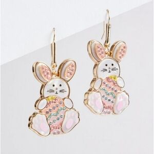 🆕️🐰 PINK ENAMEL EASTER BUNNY EARRINGS🐰